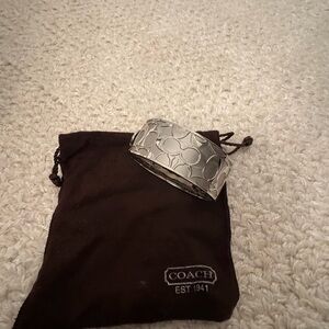 Coach Silver Cuff Bracelet
